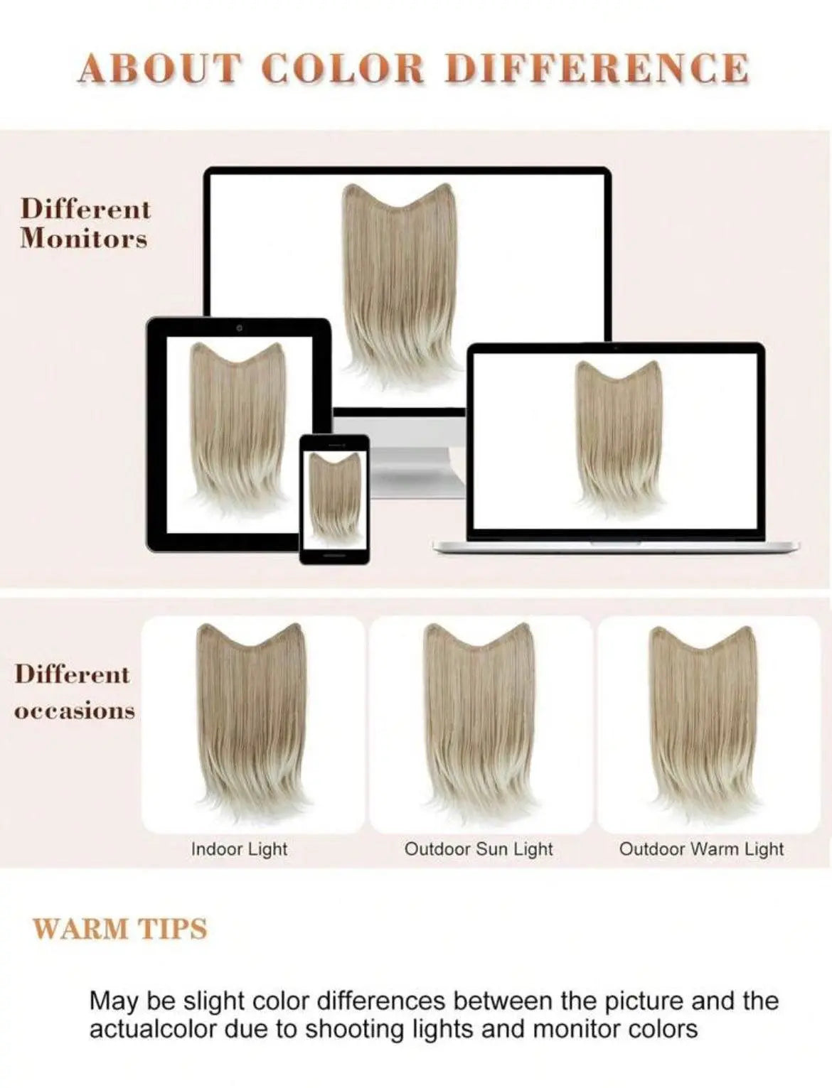 Blonde Clip In Hair Extensions Long Wavy V-Shaped Hair Extension With 5 Clips - Labelle Boutique Hair