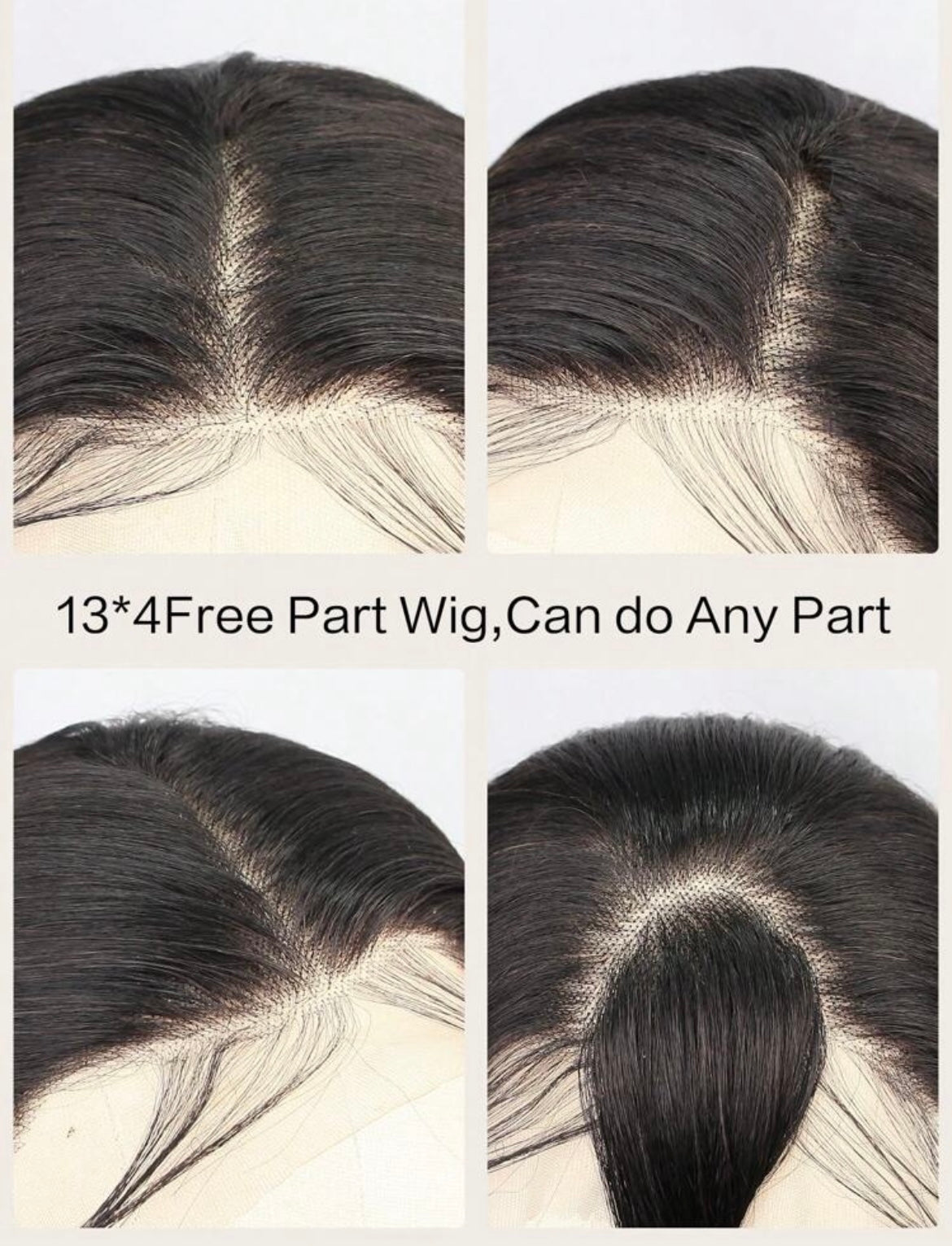 Long Straight With Baby Hair Heat Resistant Fiber Synthetic Hair for Daily Used