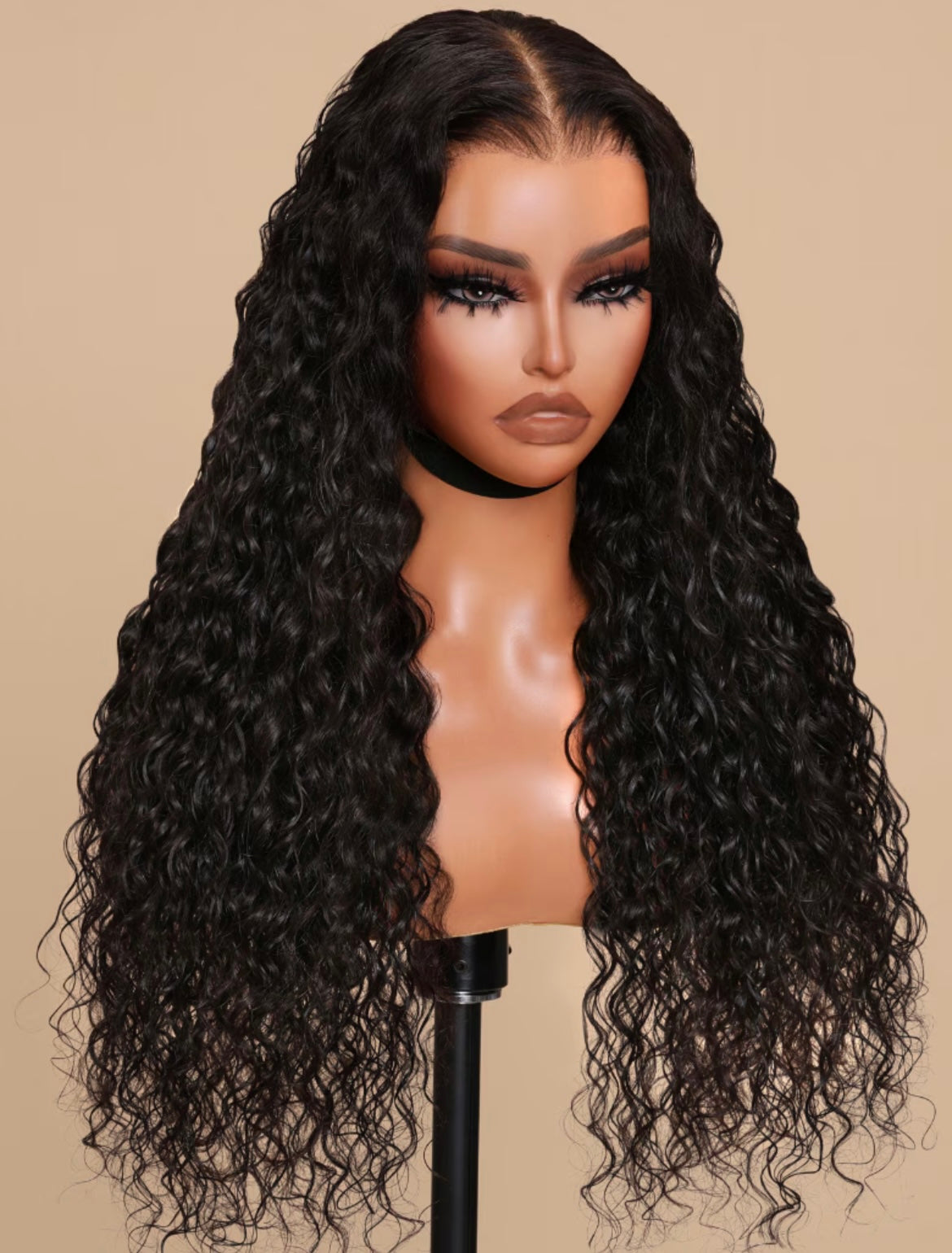 Glueless Deep Wave Lace Front Wig – Pre Plucked & Pre Cut 100% Human Hair Wig for Beginners