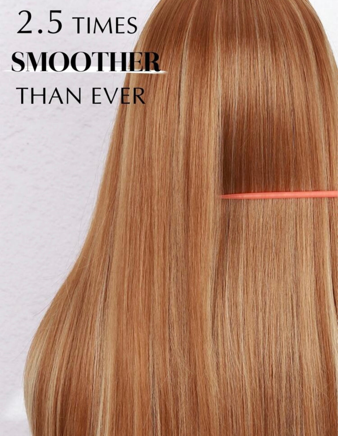 Brown Long Straight Glueless Wig With Bangs Put On & Go Highligh