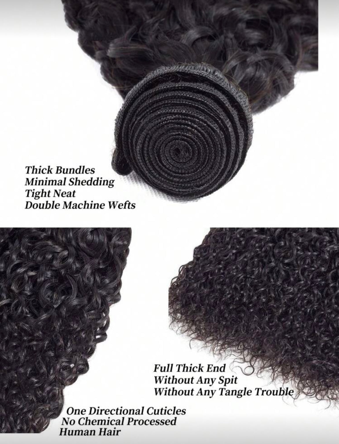 Deep Curly Human Hair Bundles Curly Bundles Human Hair Extensions