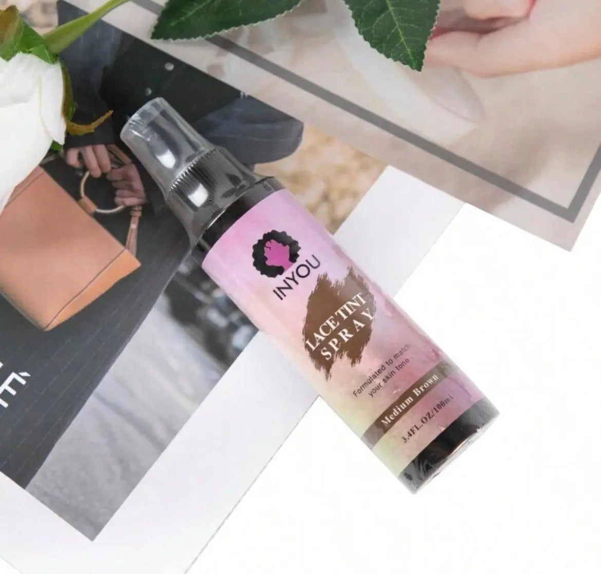 Lace Tint Spray For Wigs Waterproof Lace Tint Melting Mousse Spray Concealer For Lace Closure Front Wigs - Labelle Boutique Hair