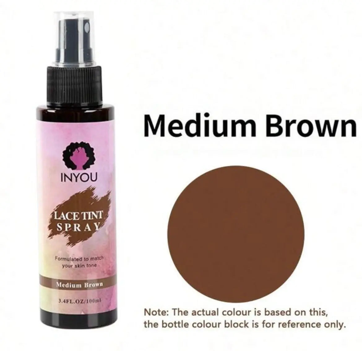 Lace Tint Spray For Wigs Waterproof Lace Tint Melting Mousse Spray Concealer For Lace Closure Front Wigs - Labelle Boutique Hair