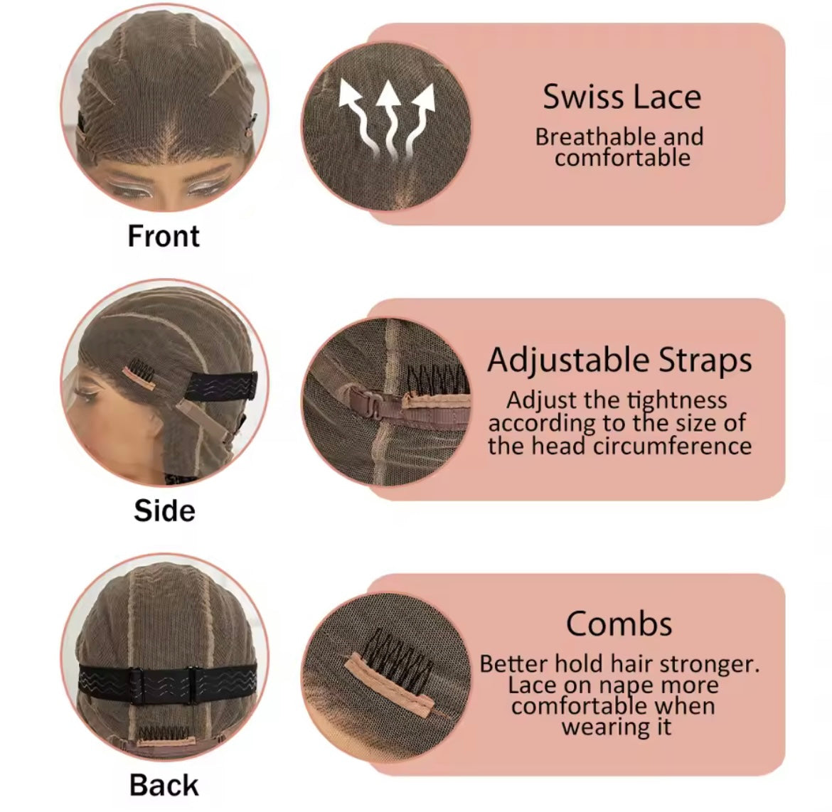 Braided Wig with Wavy Ends Synthetic Full Lace Braided Lace Wig with Baby Hair Knotless Braids Wigs for Black Women