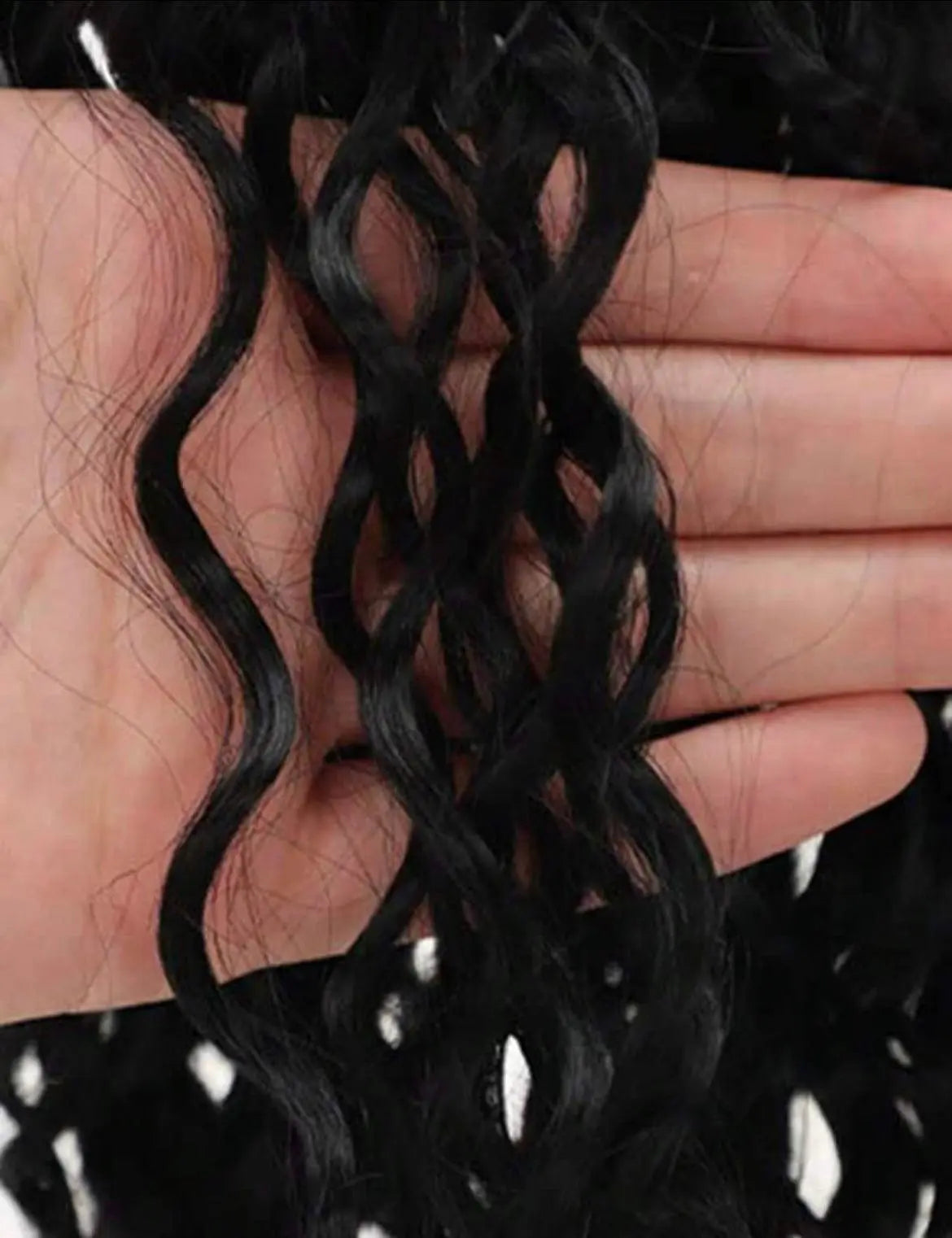 Long curly Ponytail with extended heat-resistant Synthetic 24 inches - Labelle Boutique Hair