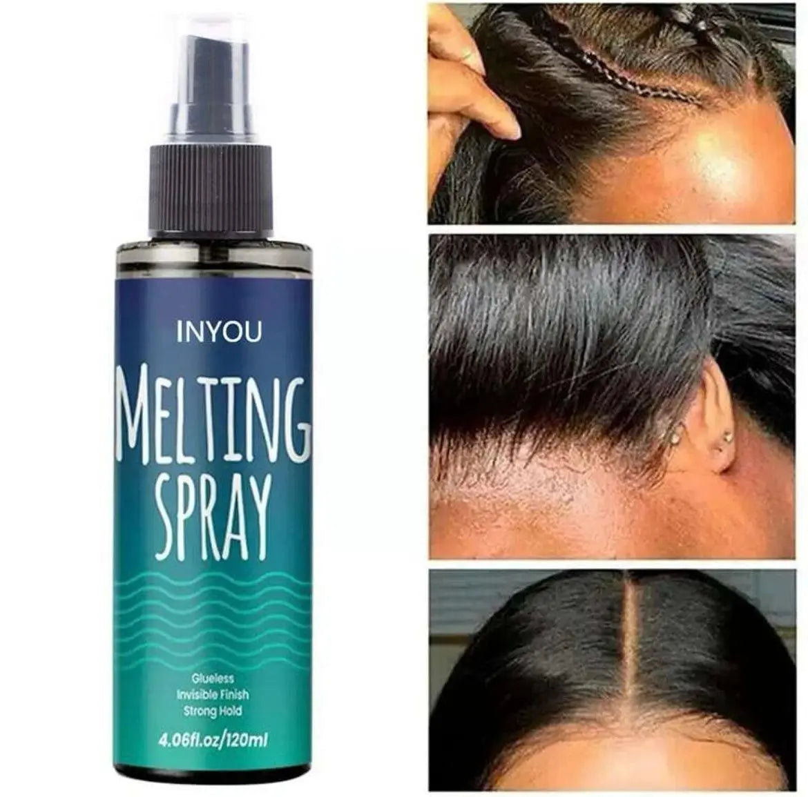 Lace Melting And Holding Spray Glue Hair For Wigs Spray Wig Strong Natural Finishing Hold - Labelle Boutique Hair