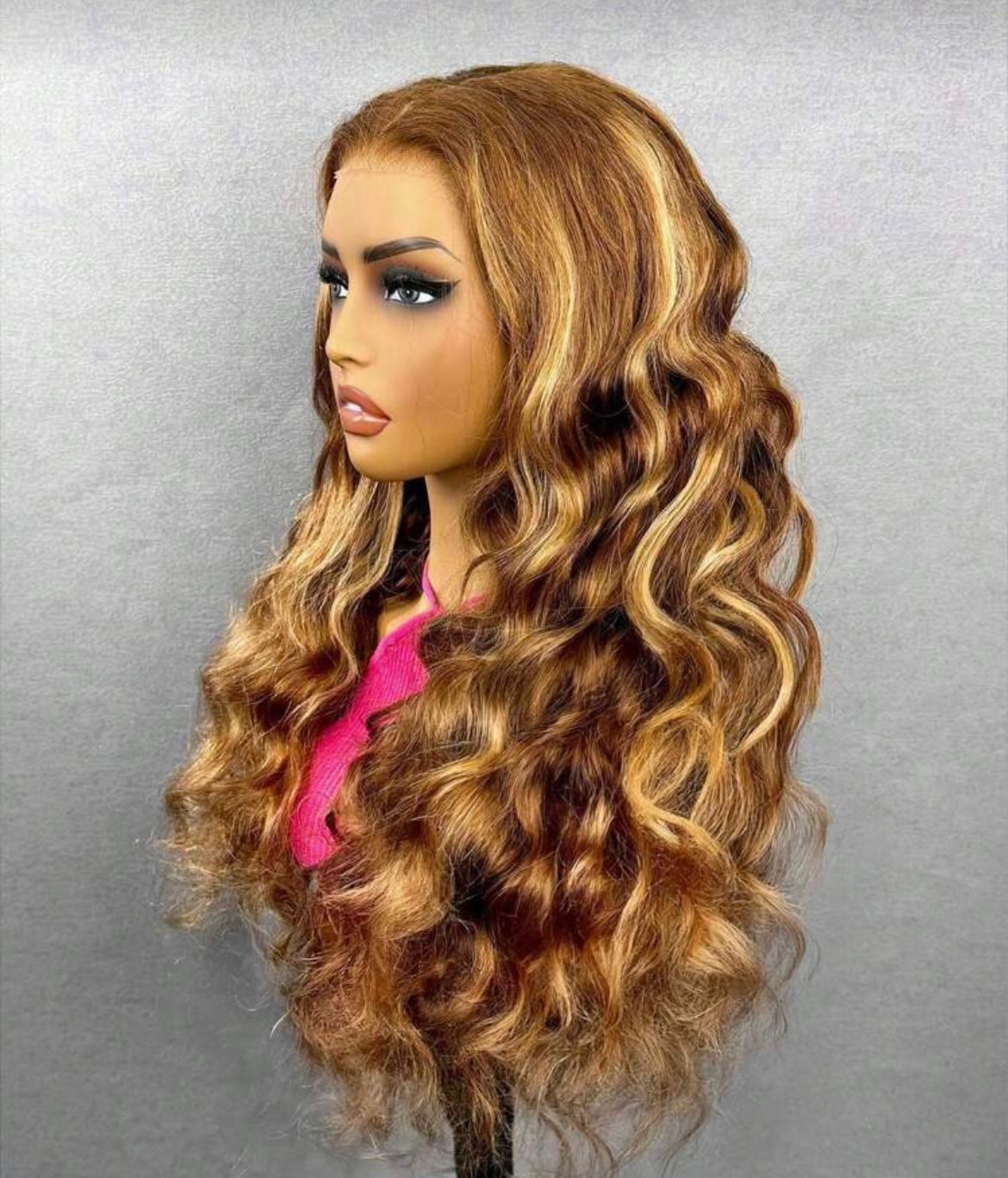 Glueless Wigs Human Hair 1B/30 Highlight Wig Body Wave Human Hair Wigs For Women