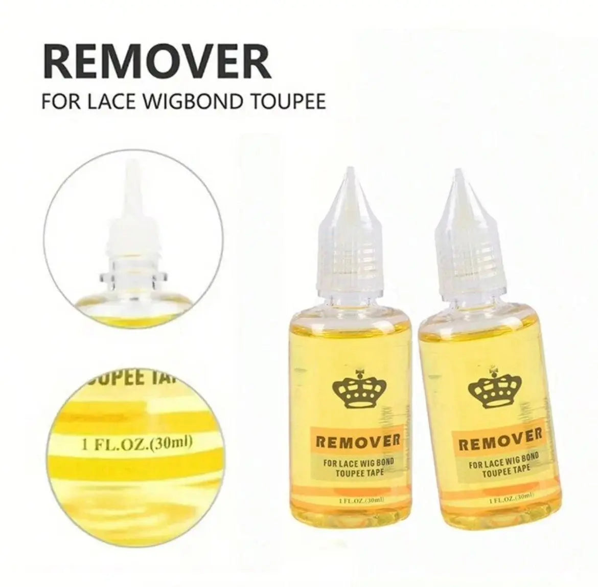 Lace Glue Remover Fast Acting Wig Glue Remover For Lace Wig Removes Hair Glue - Labelle Boutique Hair