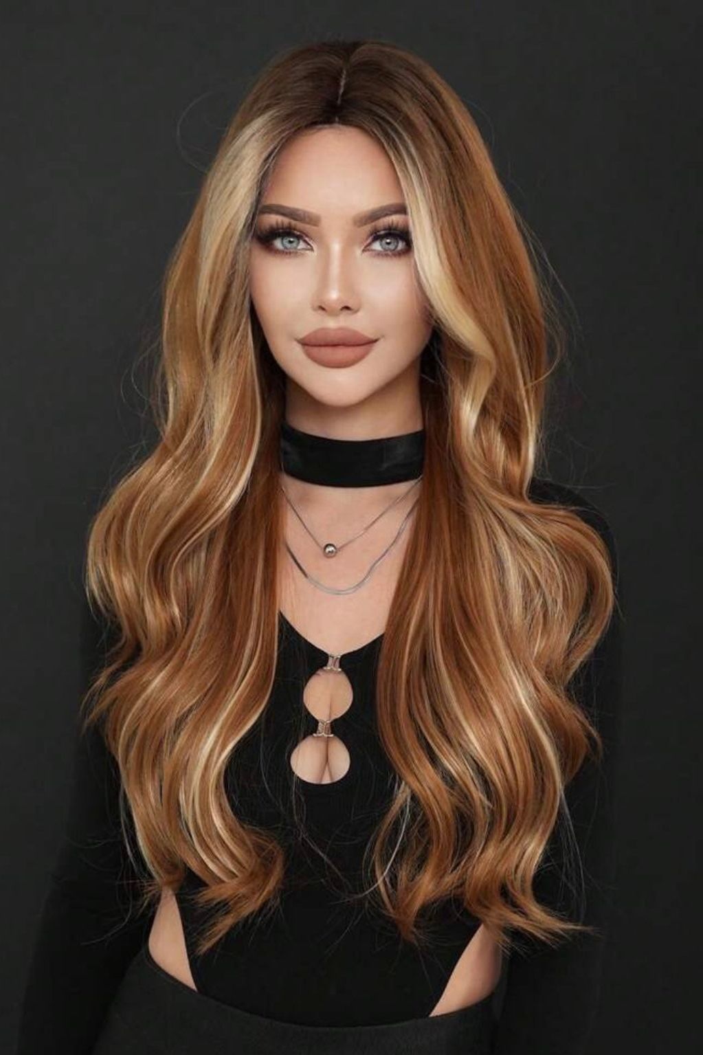 Brown Wig For Women Long Curly Wig Synthetic Heat Resistant Wigs For Daily - Labelle Boutique Hair