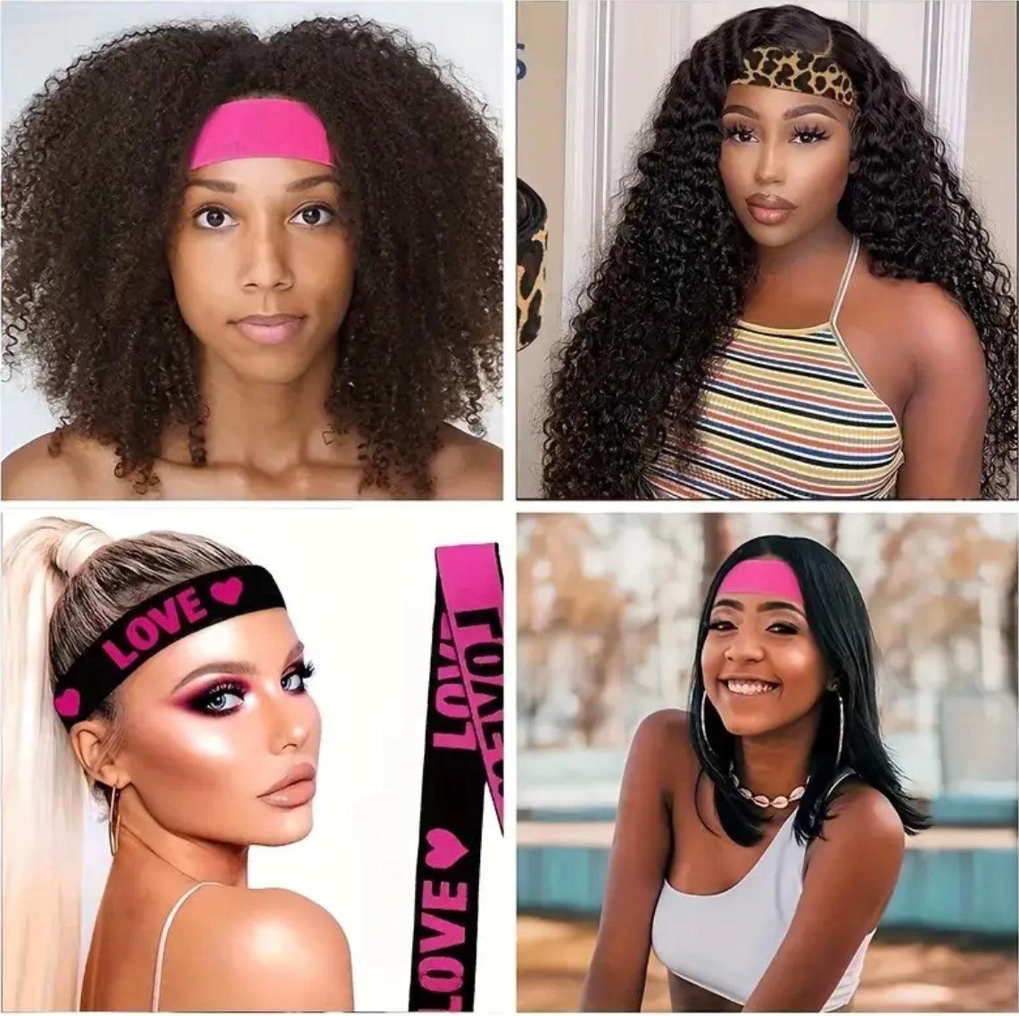 1pcs/3pcs Elastic Headband For Lace Frontal Melt Lace Band Wig Bands Wig Accessories - Labelle Boutique Hair