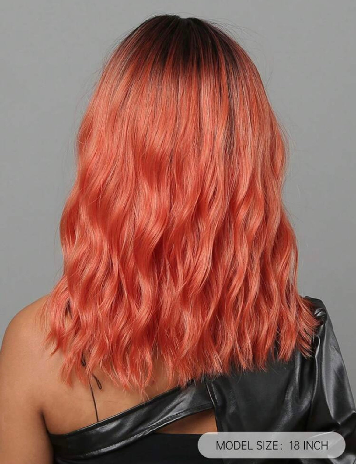 Ombre Orange Wigs Natural Synthetic Wigs with Bangs for Women Halloween Wigs - Labelle Boutique Hair