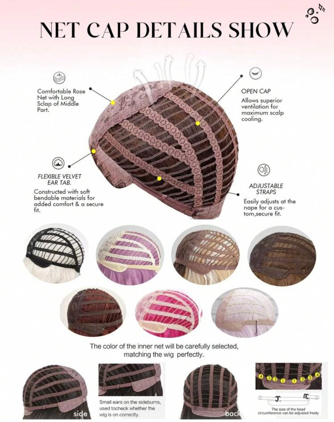 Long Black Wavy Wigs Curly Wigs Wave Wig Synthetic Heat Resistant Fiber