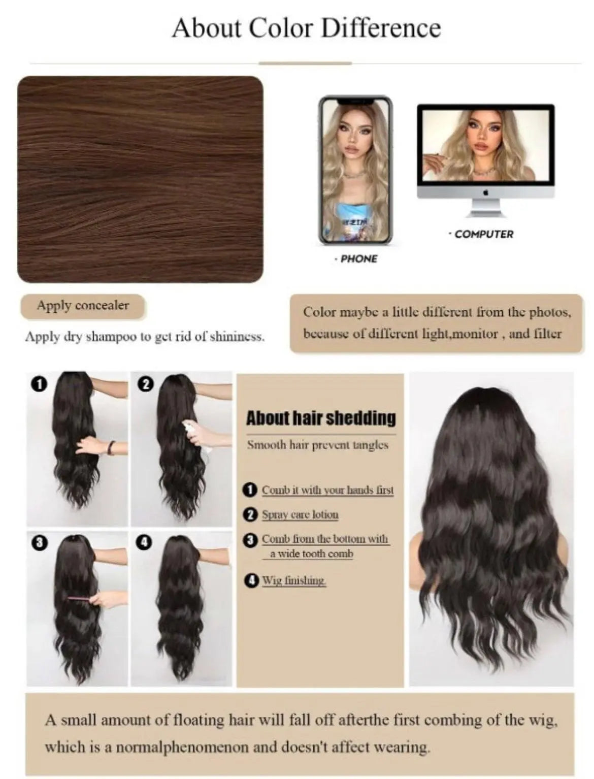 Short Hair Natural Short Curly Brown Wig With Bangs - Labelle Boutique Hair