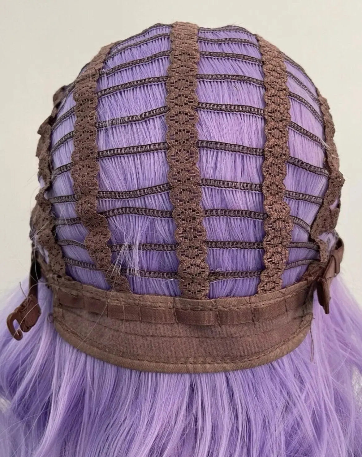 Light purple wig Natural wavy bob wig Wig short cute wig with bangs - Labelle Boutique Hair