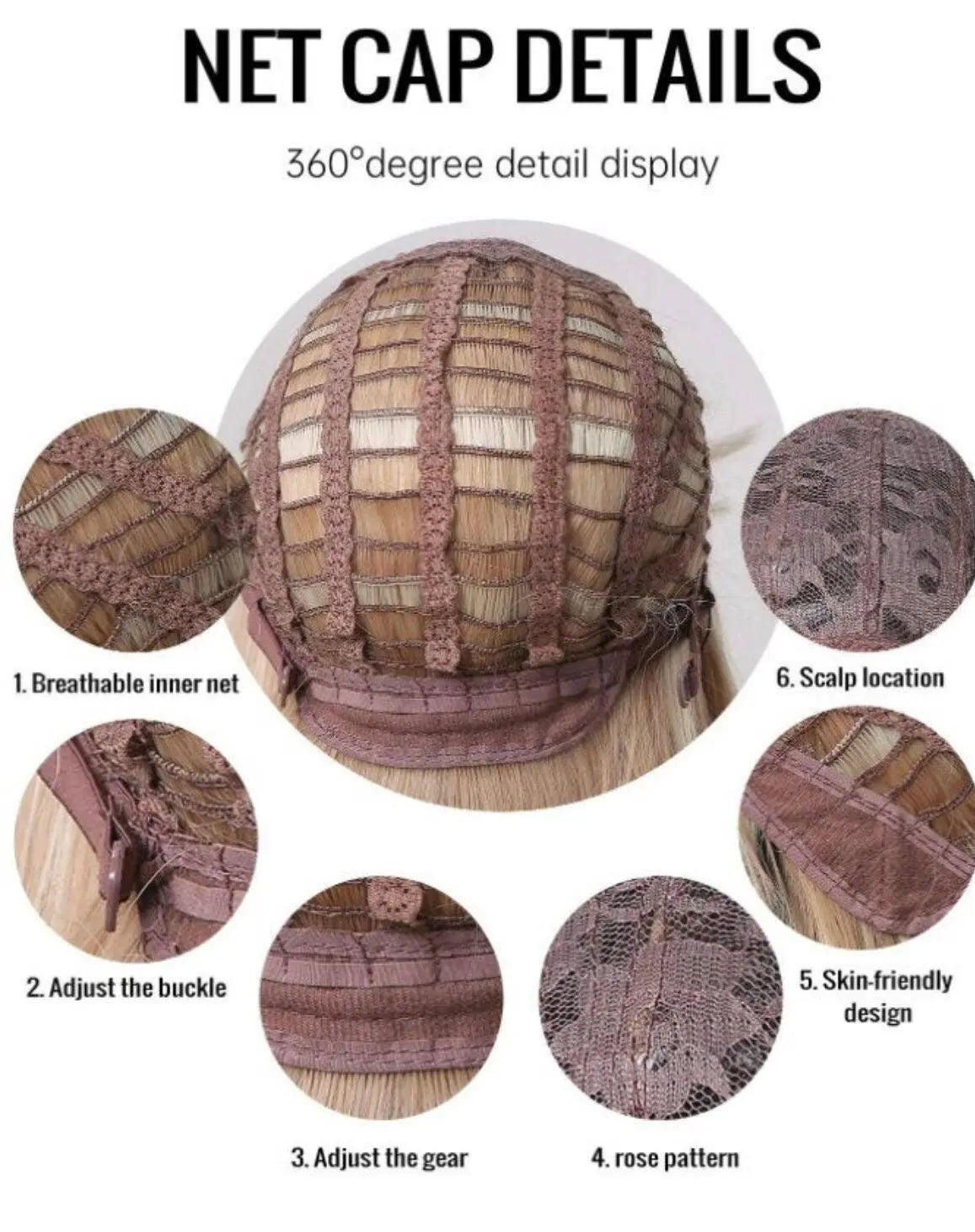 Short Curly Synthetic Orange Wig With Bangs Synthetic Hair Wigs - Labelle Boutique Hair