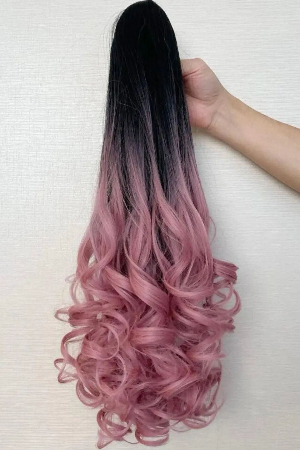 Ombre Medium Body Wave Ponytail Synthetic Hair Extension - Labelle Boutique Hair Ombre Medium Body Wave Ponytail Synthetic Hair Extension
