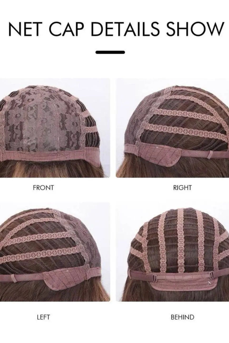 Lace Front Long Curly Synthetic Wig With Bangs - Labelle Boutique Hair wigs Lace Front Long Curly Synthetic Wig With Bangs