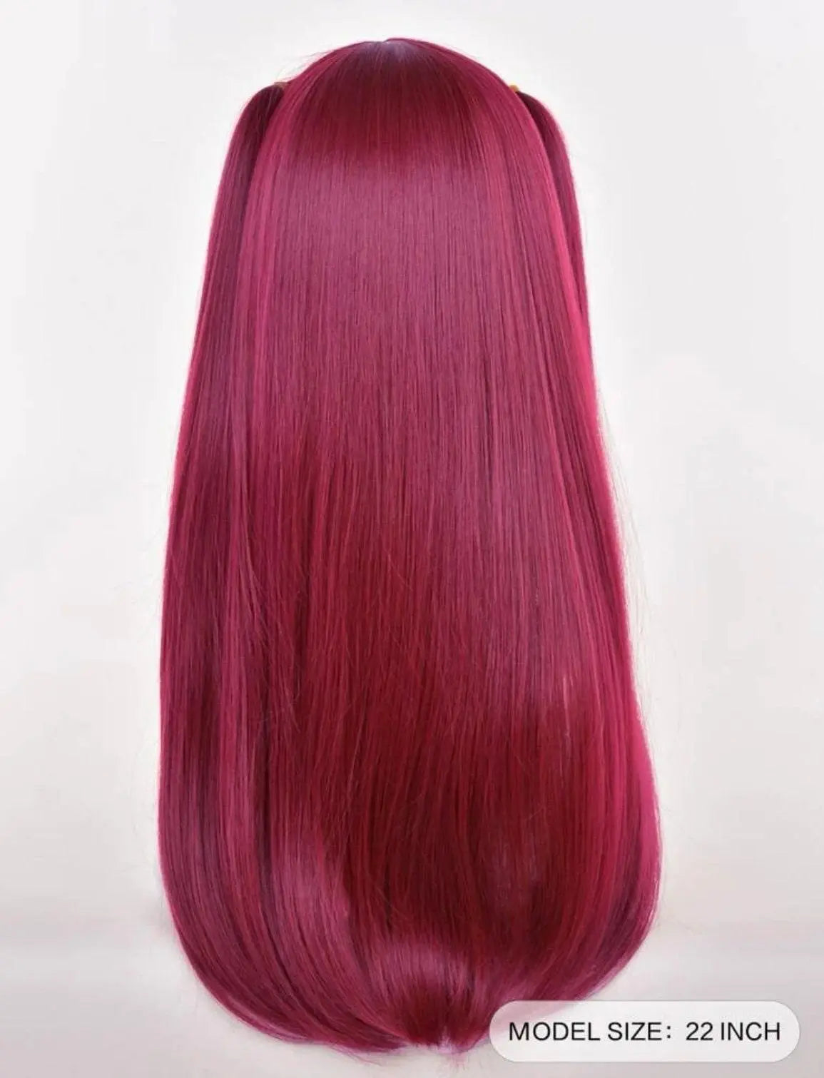 Long Straight Cosplay Synthetic Wig With Bangs - Labelle Boutique Hair