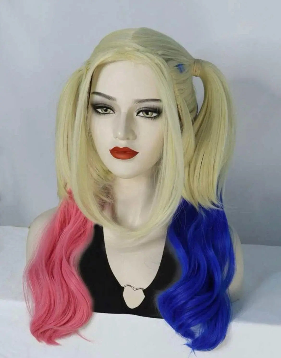 Ombre Long Curly Cosplay Synthetic Wig Halloween wigs Cosplay - Labelle Boutique Hair