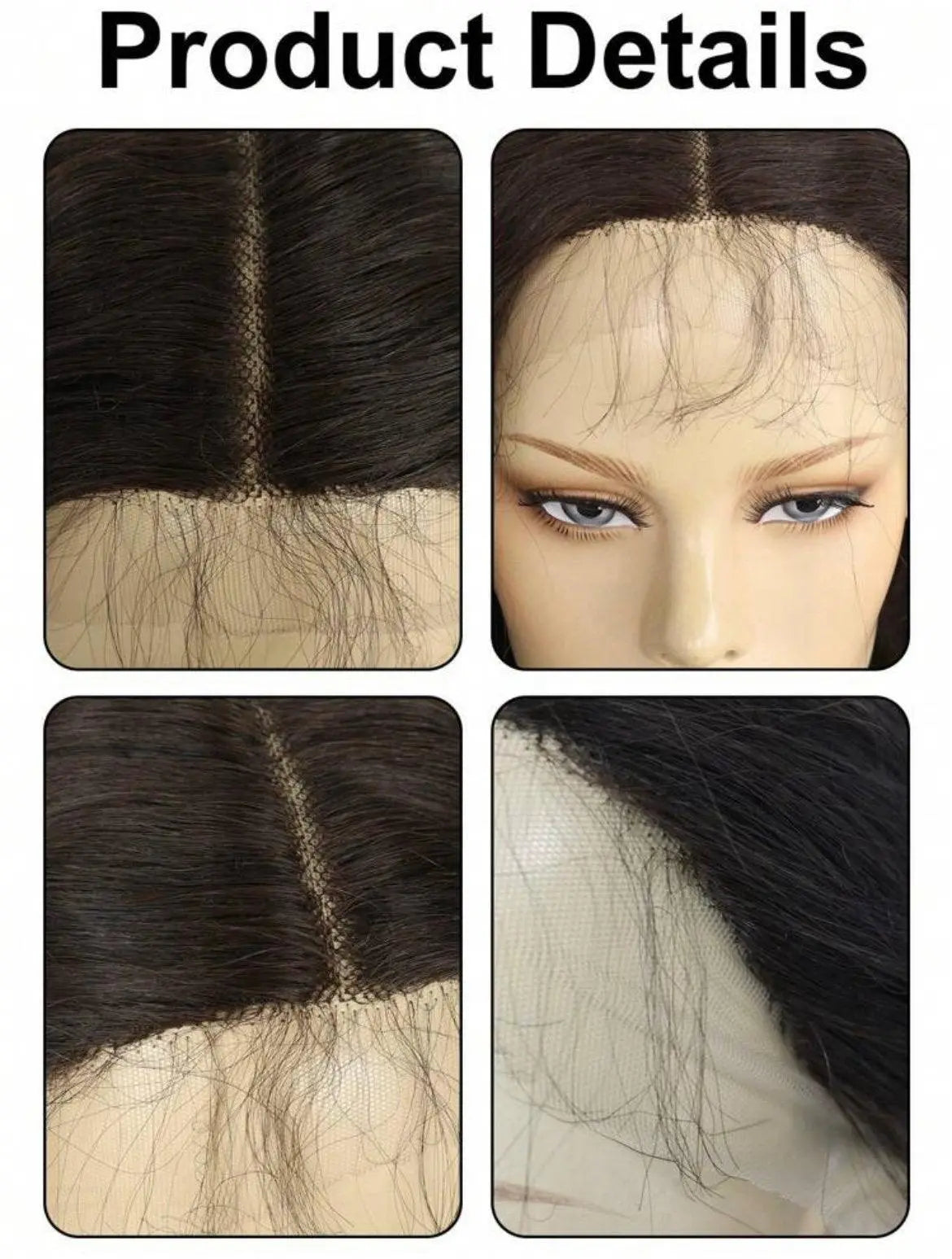 Long Synthetic Heat Middle Part HD Transparent Lace Front Wig - Labelle Boutique Hair