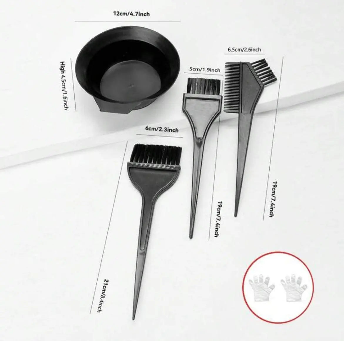 Professional Hair Coloring Kit with Mixing Bowl and Brushes - Labelle Boutique Hair