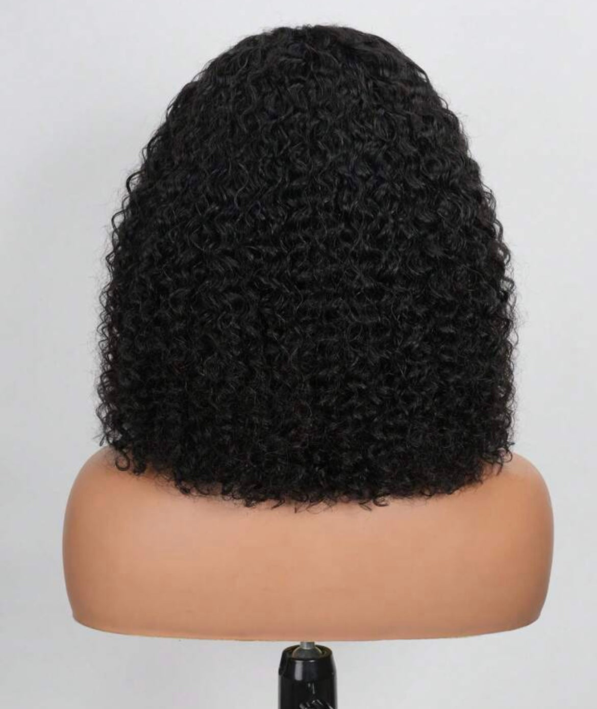 Full Lace Bob Curl Short Natural Curls with Deep Side Part