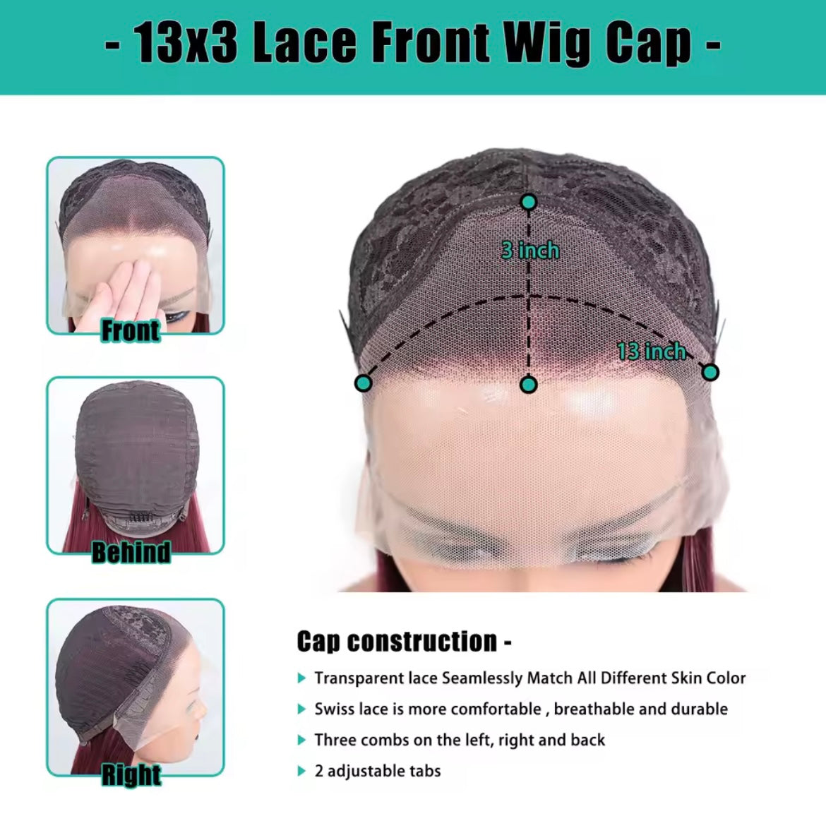 Purple Color Bob Wig Human Hair Straight Lace Frontal Wig Lace Front Pre Plucked Short Bob Wigs