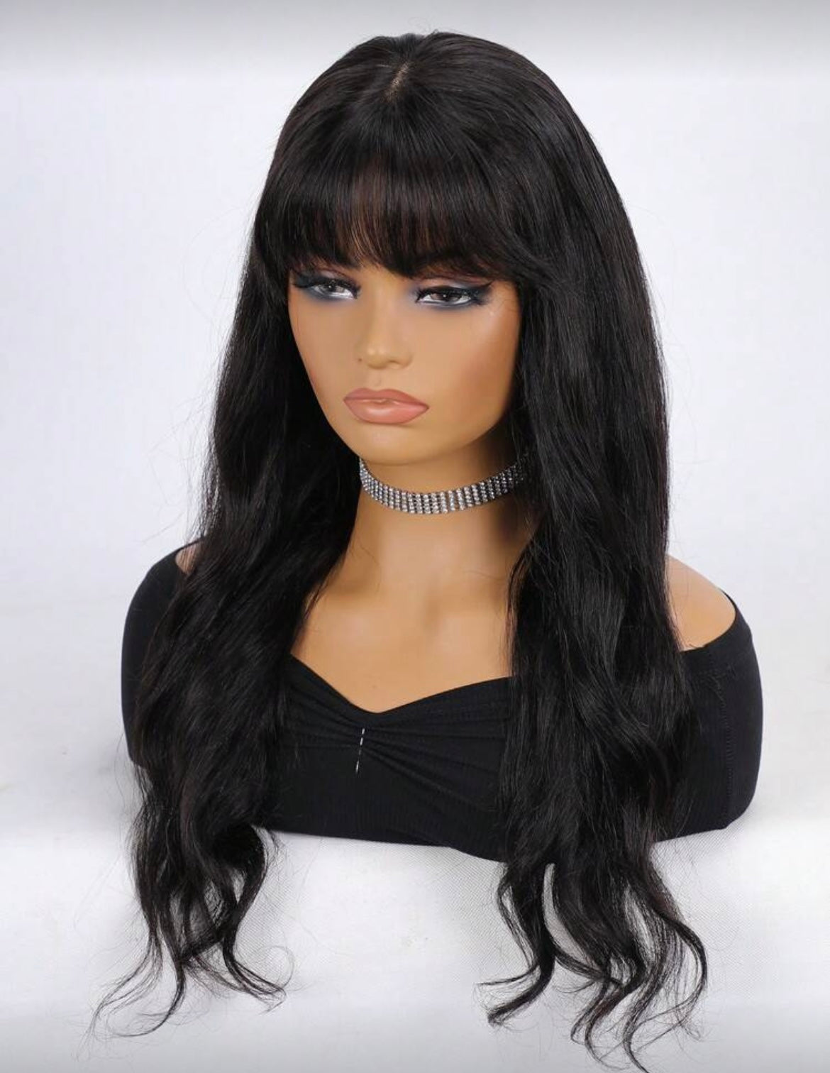 Body Wave Lace Front With Bangs Brazilian Virgin Human Hair
