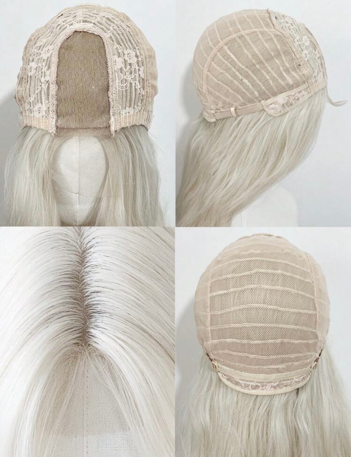 Long Blonde Wig with Natural Waves – Platinum Blonde Lace Front Wig for Women, Heat Resistant Cosplay & Fashion Hair