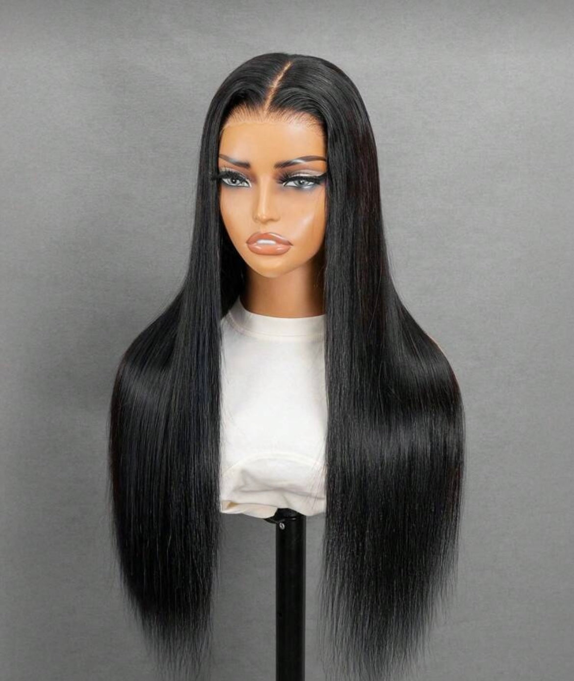 Straight Human Hair Lace Frontal Wigs Brazilian Human Wig
