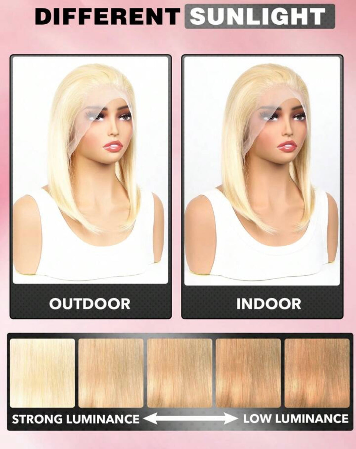 Honey Blonde Short Bob Wig Transparent Straight Lace Front Wig Human Hair Wigs For Women