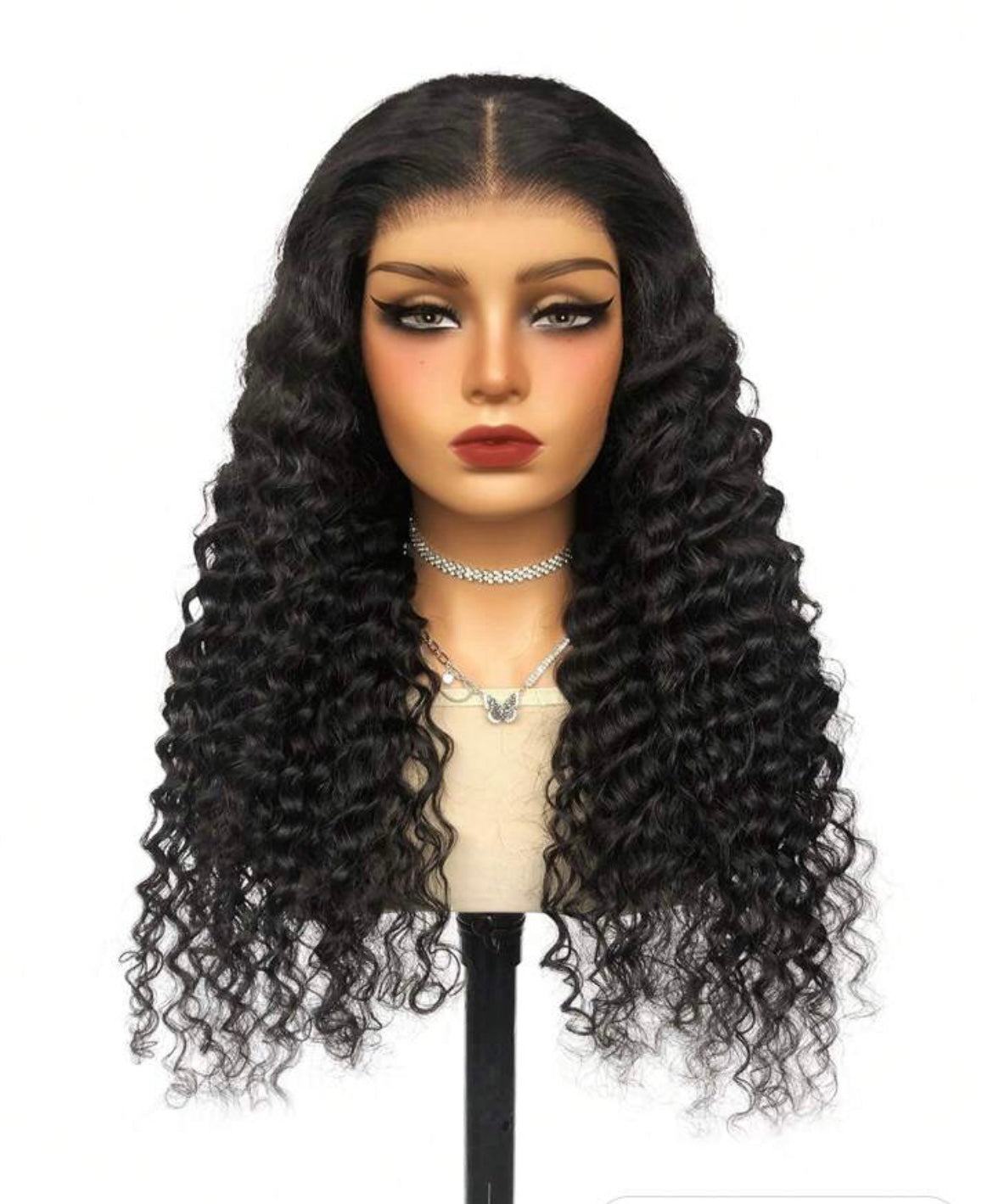 Curly Lace Front Wig – Pre Plucked & Pre Cut 100% Human Hair Wig for Beginners