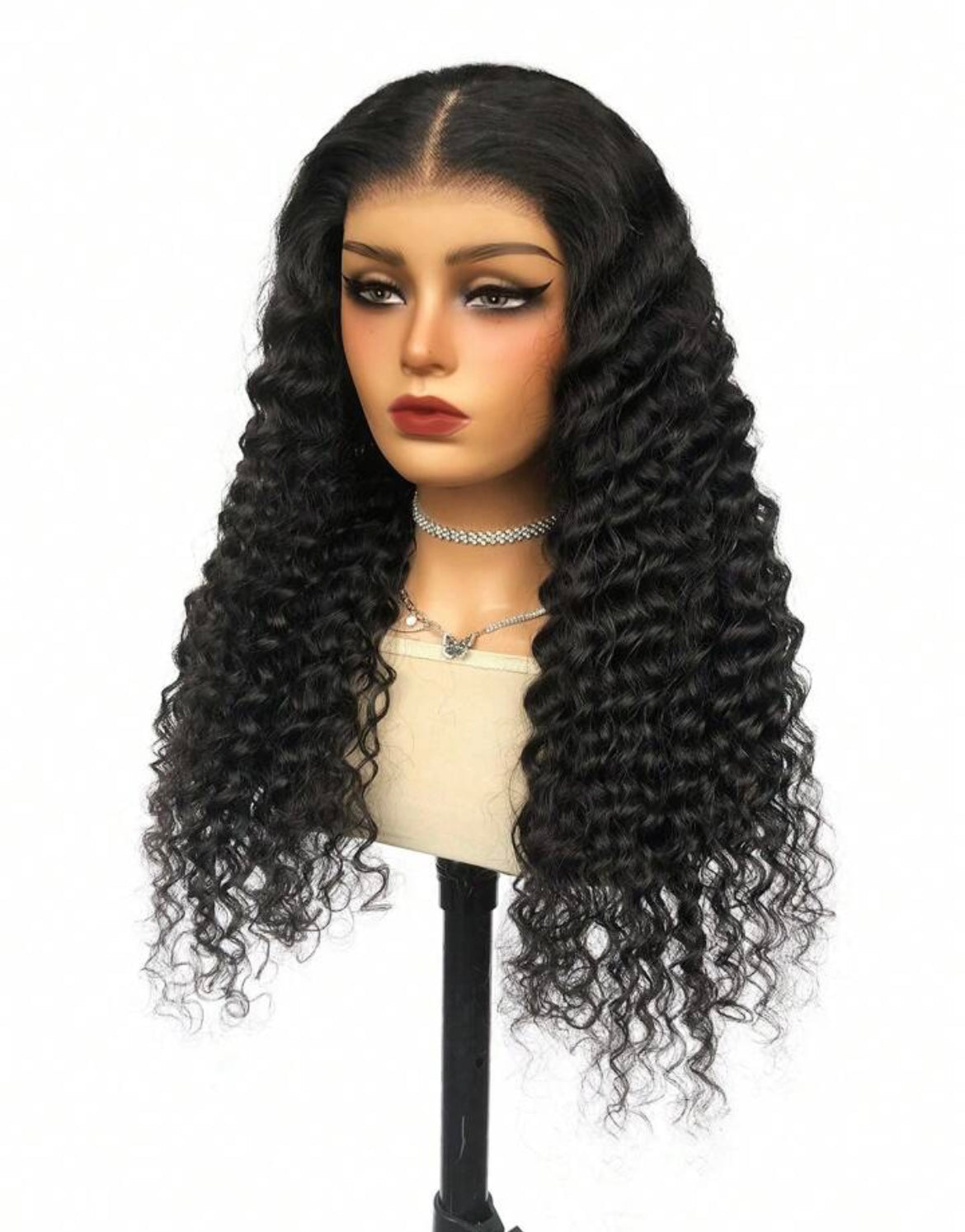 Curly Lace Front Wig – Pre Plucked & Pre Cut 100% Human Hair Wig for Beginners