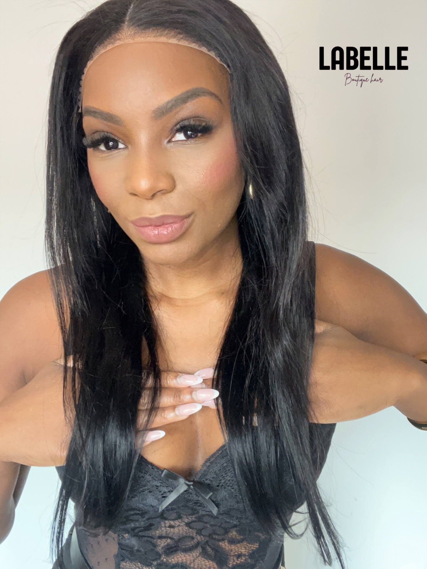 Straight Glueless Wig 6x4 Human Hair Ready To Wear Transparent Lace Closure Frontal