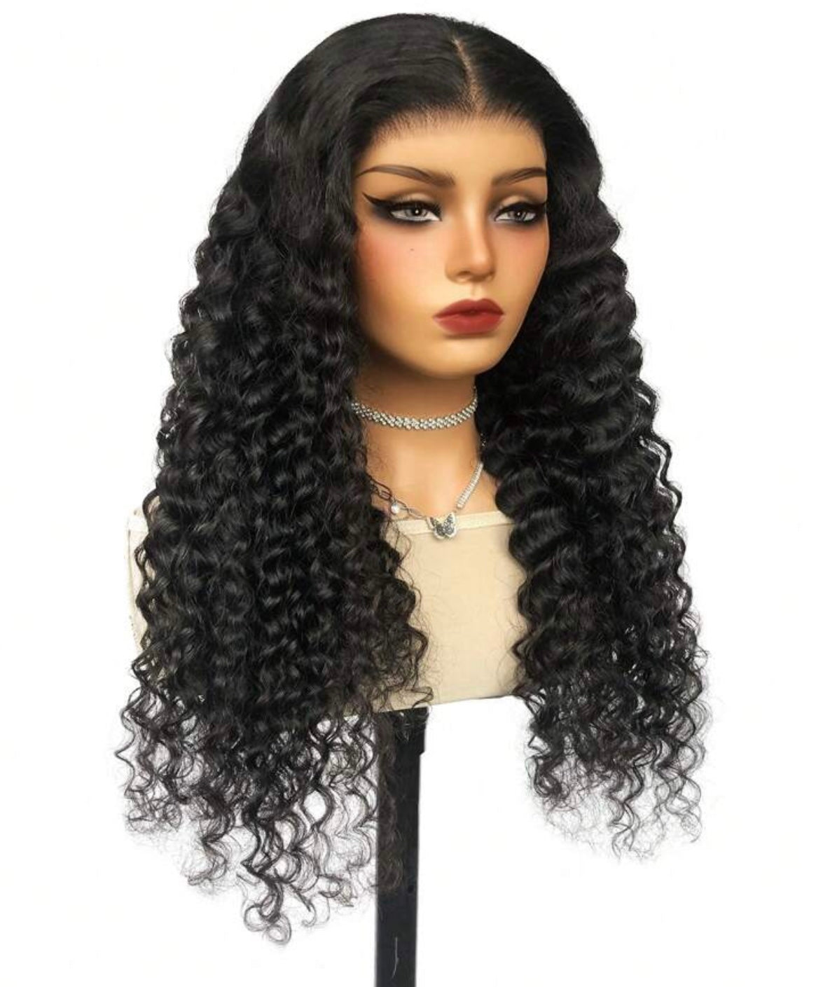 Curly Lace Front Wig – Pre Plucked & Pre Cut 100% Human Hair Wig for Beginners