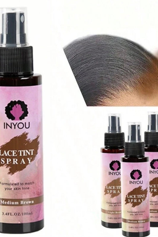 Lace Tint Spray For Wigs Waterproof Lace Tint Melting Mousse Spray Concealer For Lace Closure Front Wigs - Labelle Boutique Hair