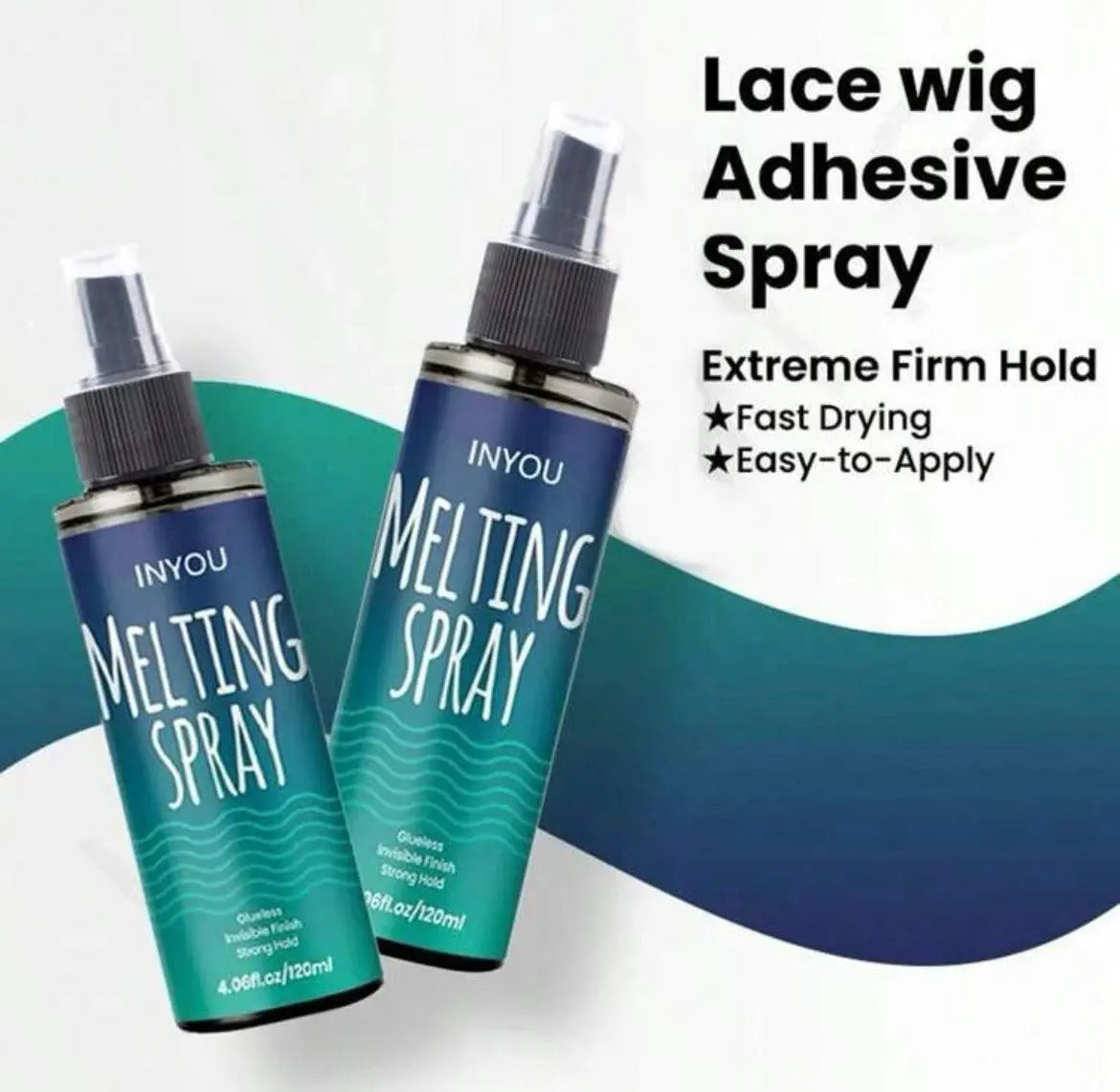 Lace Melting And Holding Spray Glue Hair For Wigs Spray Wig Strong Natural Finishing Hold - Labelle Boutique Hair