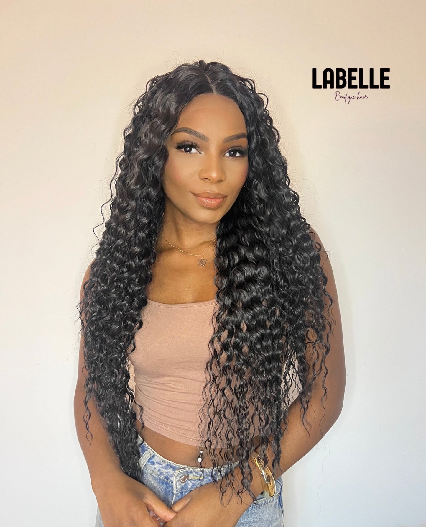 ALICIA Synthetic Lace Front Curly Long Wig