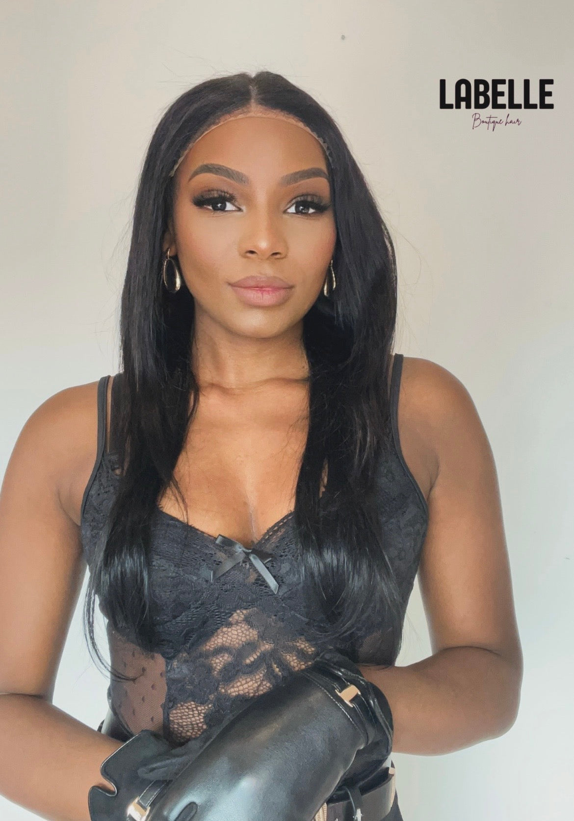 Straight Glueless Wig 6x4 Human Hair Ready To Wear Transparent Lace Closure Frontal