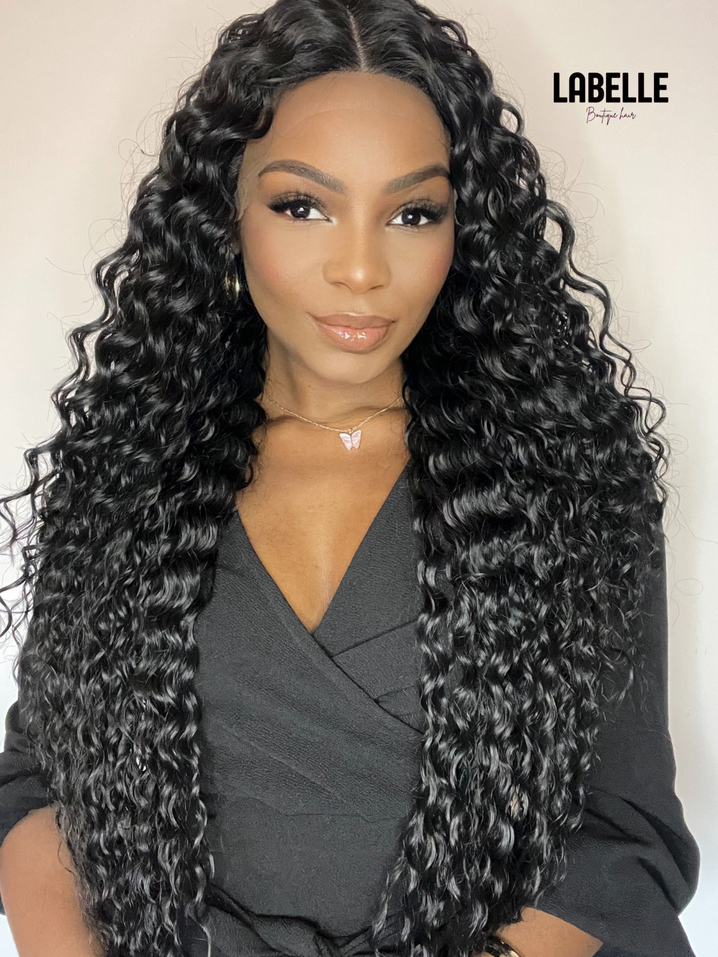 ALICIA Synthetic Lace Front Curly Long Wig