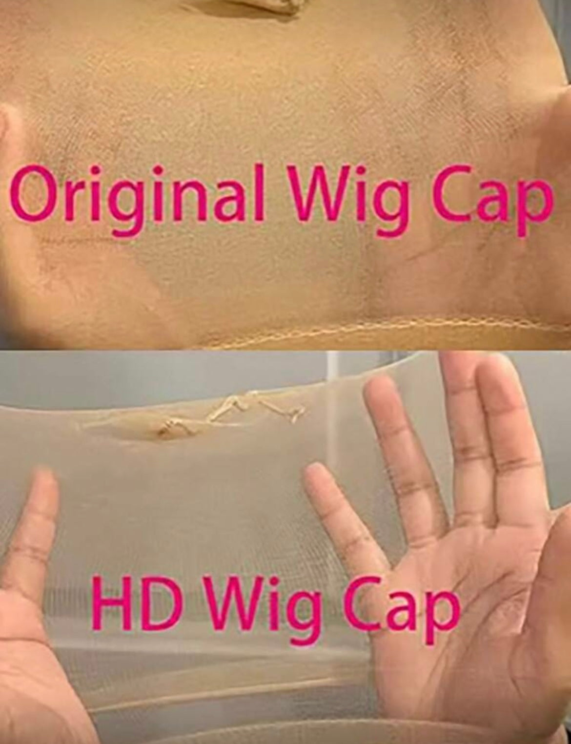 HD Wig Cap Ultra Thin Transparent Wig Cap For Lace Front Wig Stretchy Nylon Wig 10 wig Caps