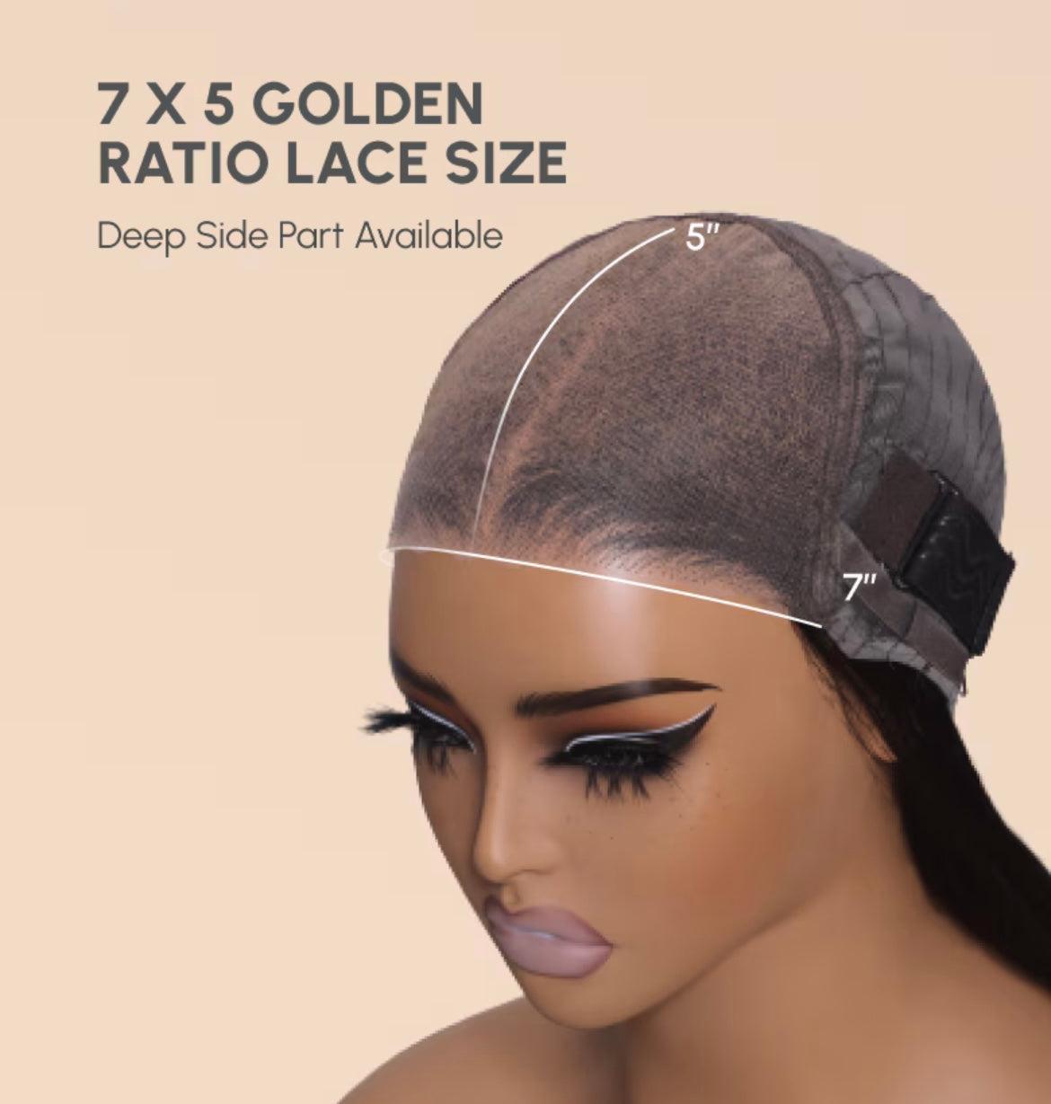Glueless Deep Wave Lace Front Wig – Pre Plucked & Pre Cut 100% Human Hair Wig for Beginners