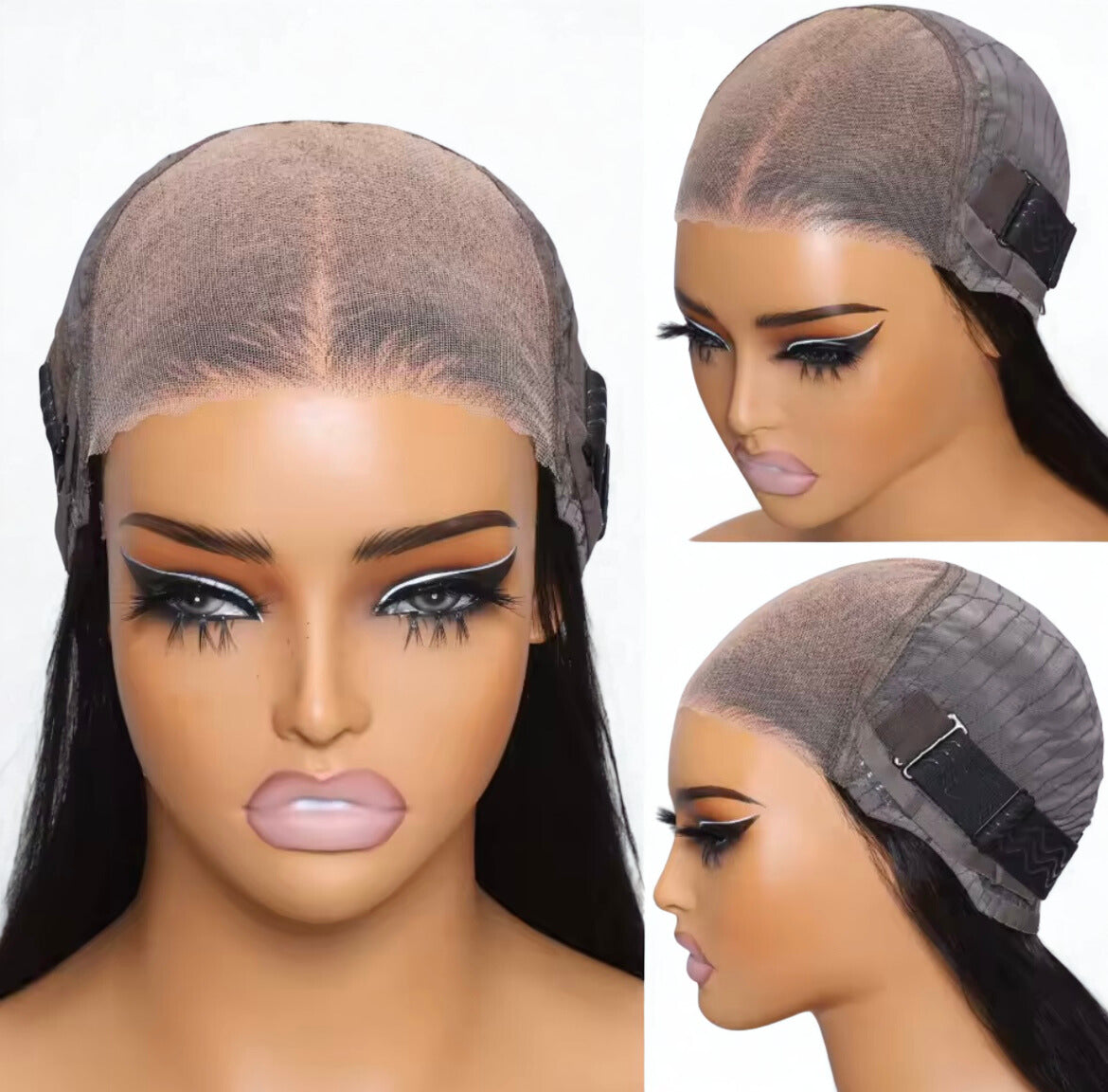 Ombre Blonde Straight Bob Wig 7x5 Pre Cut Pre Bleached Glueless Wig Human Hair Bob Wigs