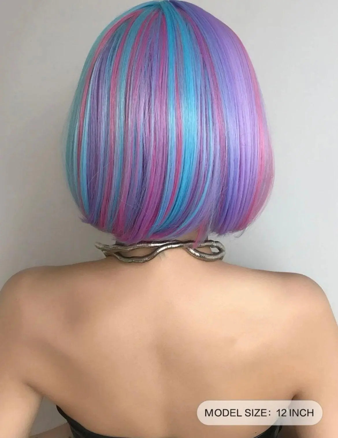 Short Straight Multi Color Bob Wig For Cosplay And Party - Labelle Boutique Hair