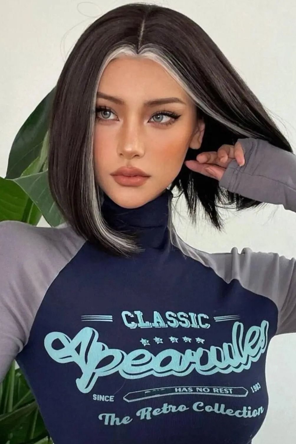 Short Brown Straight Synthetic Wig Two Color - Labelle Boutique Hair   Short Brown Straight Synthetic Wig Two Color 